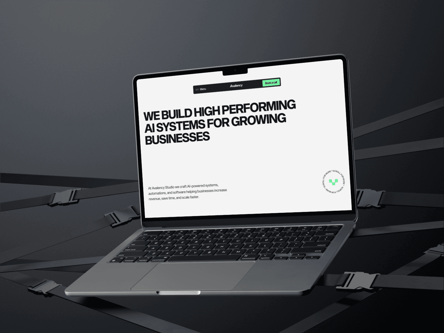 Avalency Studio website cover image